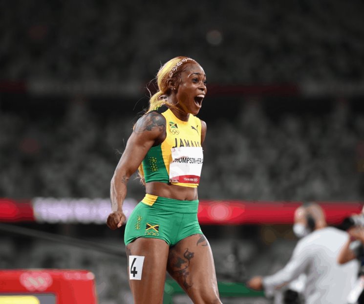 Logra Elaine Thompson nuevo récord olímpico Logra Elaine Thompson nuevo récord olímpico