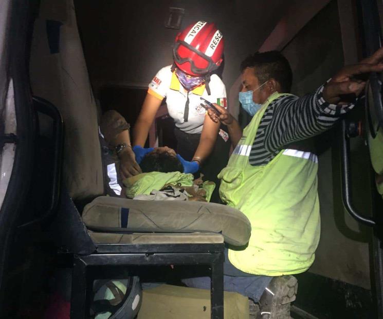 Deja tres lesionados choque de tren Deja tres lesionados choque de tren