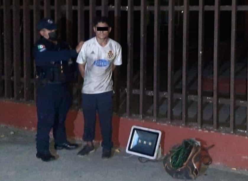 Arrestan a hondureño por robo en escuela