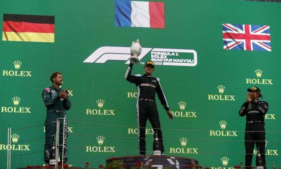Gana Ocon en Hungría; Hamilton, líder del campeonato