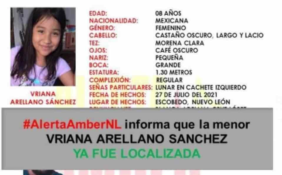 Localizan sana y salva a menor Localizan sana y salva a menor