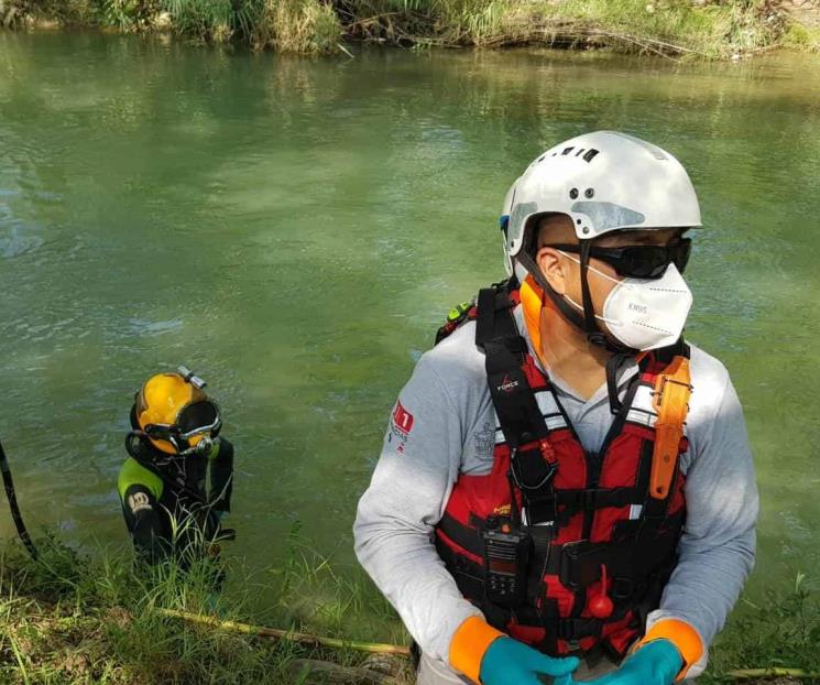 Localizan cuerpo de hombre ahogado en río Ramos