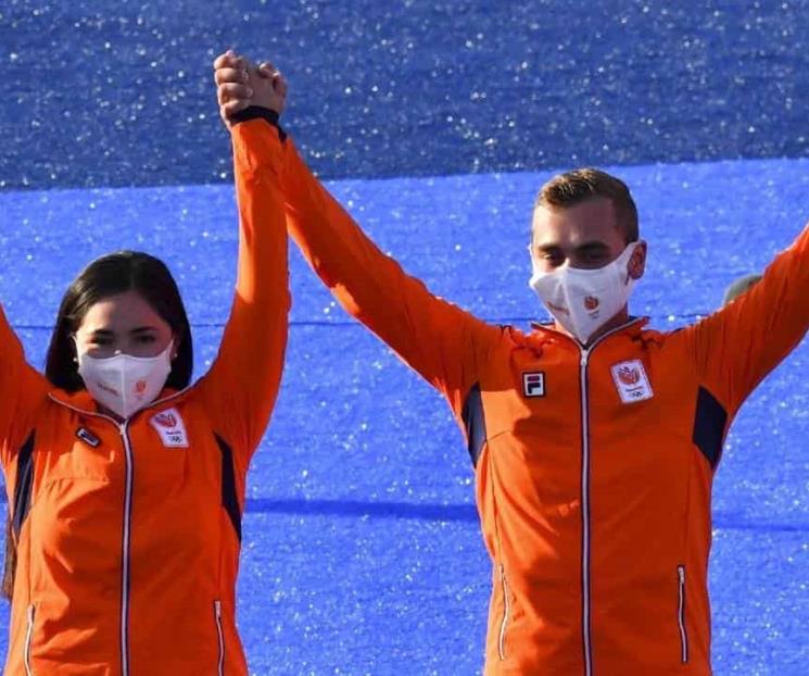 Homenaje en Holanda a medallista mexicana...