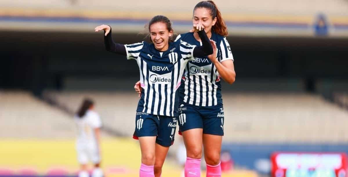Golean Rayadas como visitantes a Pumas
