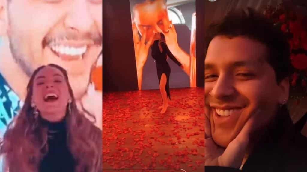 Belinda y Christian Nodal celebran un año de novios