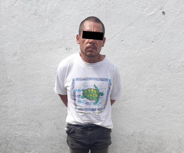 Capturan a ladrón de mujer