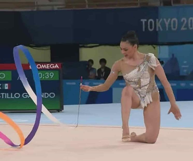 Eliminan a Castillo en gimnasia rítmica Eliminan a Castillo en gimnasia rítmica
