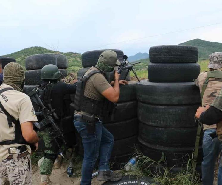 Hacen pobladores frente a CJNG
