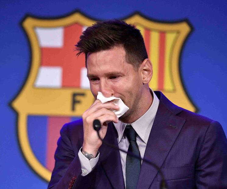 Se despide Messi del Barcelona