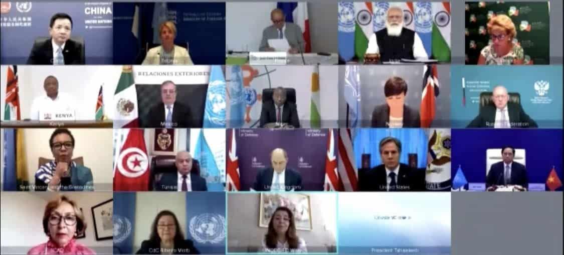 Ebrard participa en reunión del Consejo de Seguridad de ONU