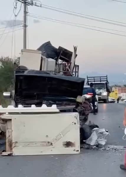 Dos personas lesionadas fue el saldo que dejó un choque frontal