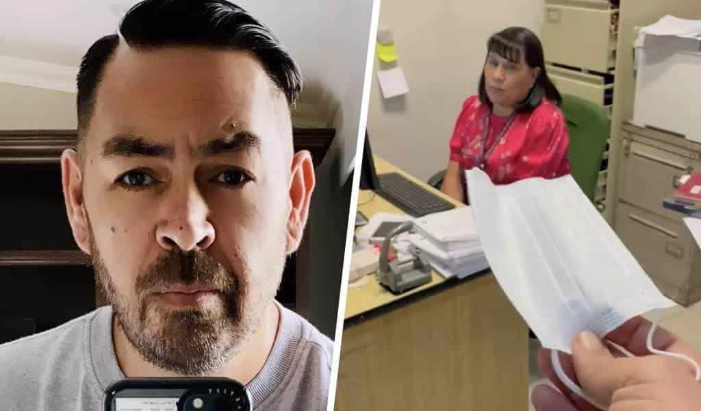 Jorge DAlessio exhibe a funcionaria por no usar cubrebocas