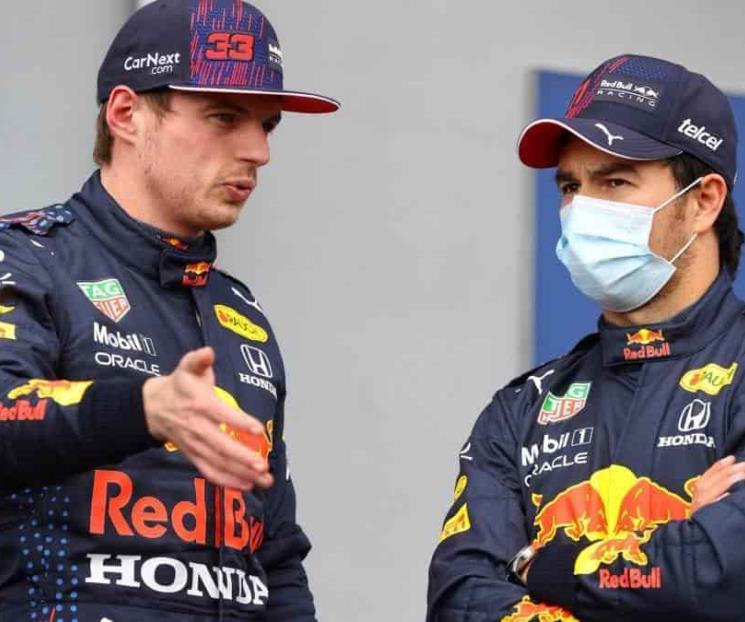 Encantado Verstappen con Checo Pérez
