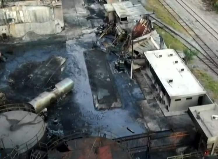 Realizan peritajes de explosión en Protexa Realizan peritajes de explosión en Protexa