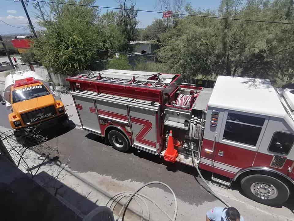 Reportaron un incendio de un domicilio en la colonia Tepeyac