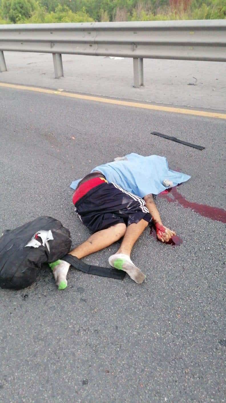 Un hombre de aspecto indigente falleció atropellado por un vehículo al cruzar la Avenida Morones Prieto