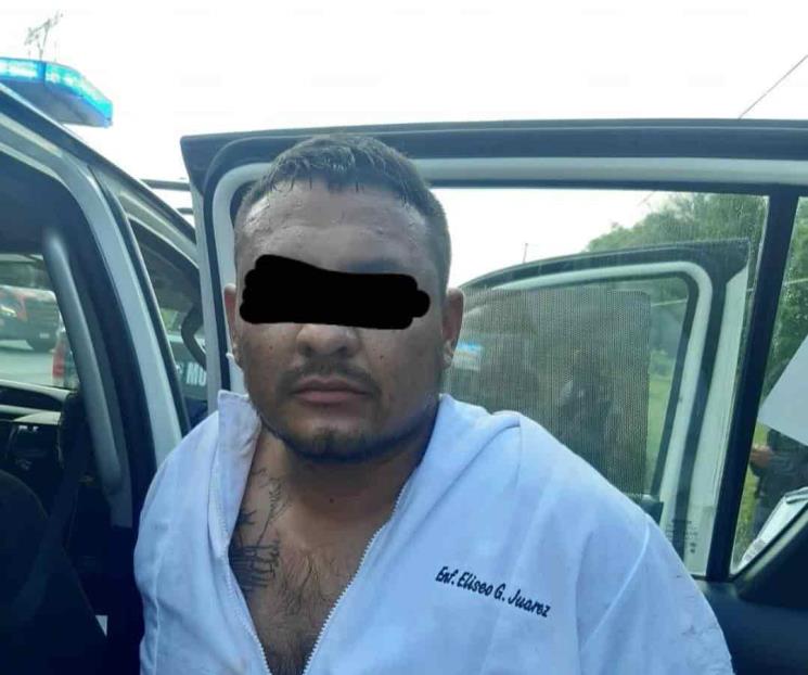 Persecución deja un detenido en Cadereyta