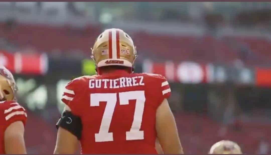 Gutiérrez, sin actividad en derrota de 49ers