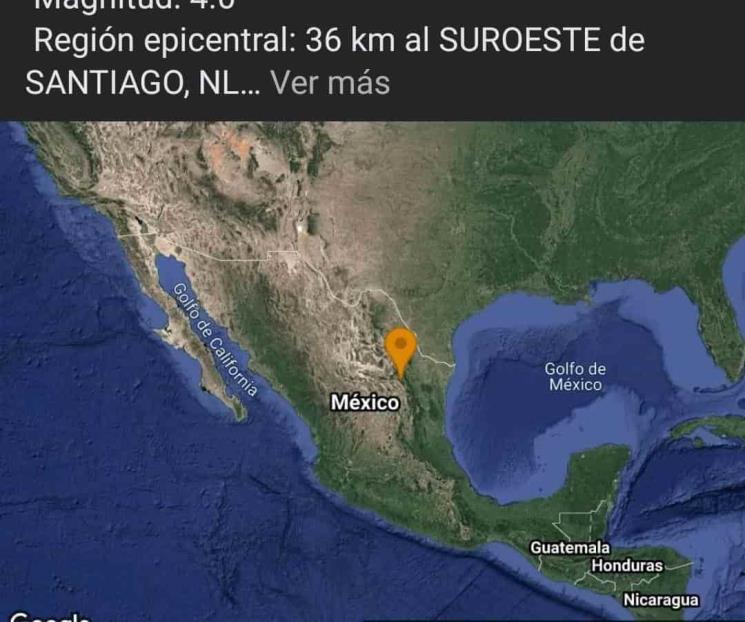 Se registran tres sismos en Galeana