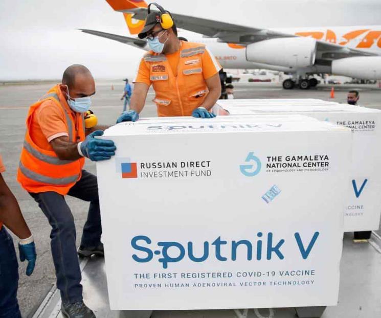 Llegas más vacunas Sputnik V