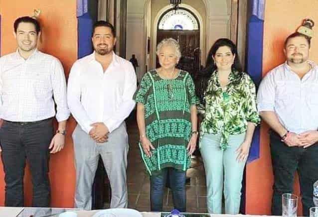 Se reúnen Samuel y alcaldes electos con Olga Sánchez