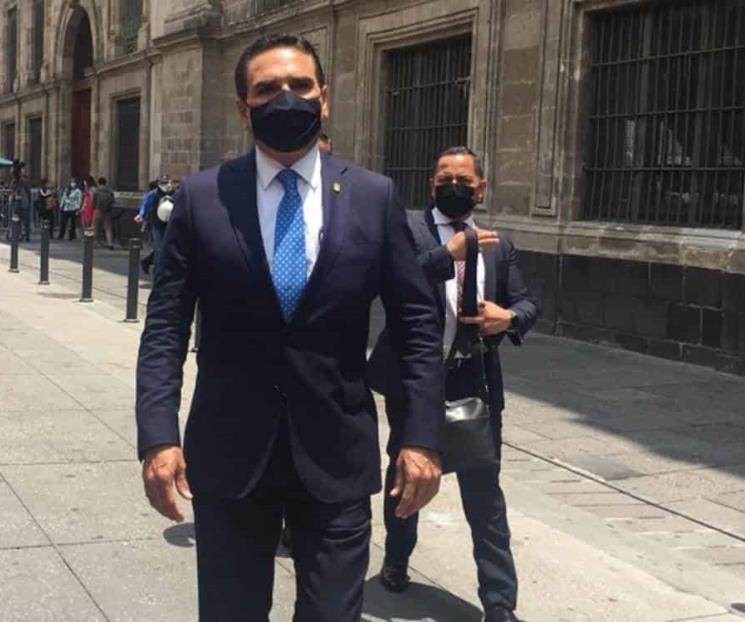 Reaparece Aureoles en Palacio Nacional Reaparece Aureoles en Palacio Nacional