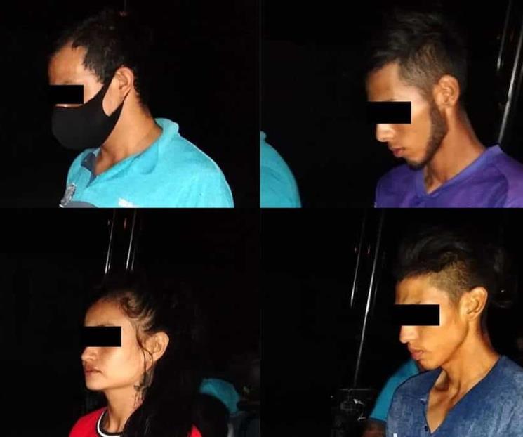 Detienen a 4 con droga en Pesquería