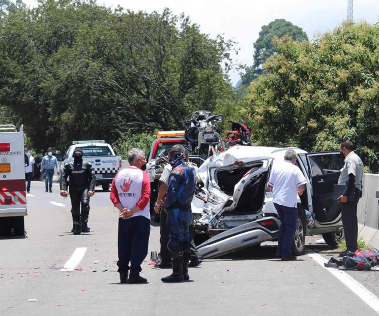 Identifican a motociclistas que murieron en accidentes