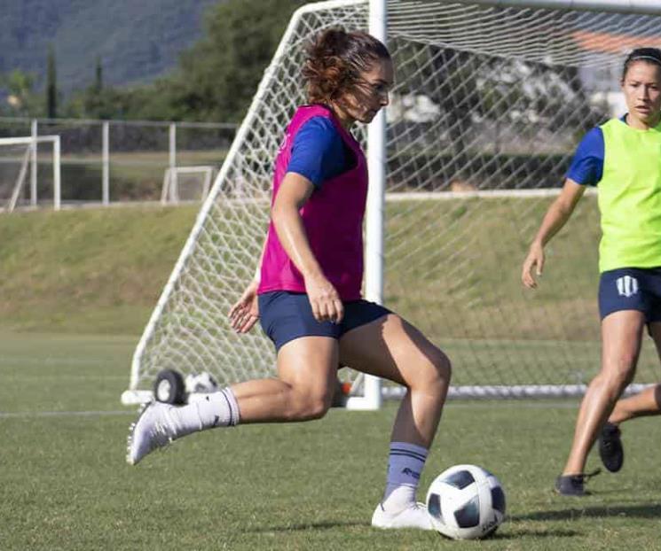 Trabajan Rayadas ya pensando en Toluca Trabajan Rayadas ya pensando en Toluca