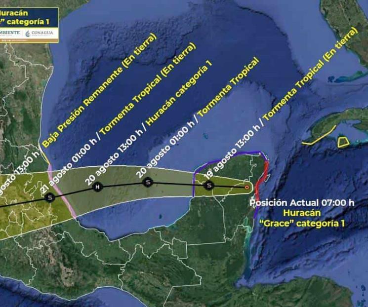 Ante llegada de Grace, gobierno federal atento para ayudar