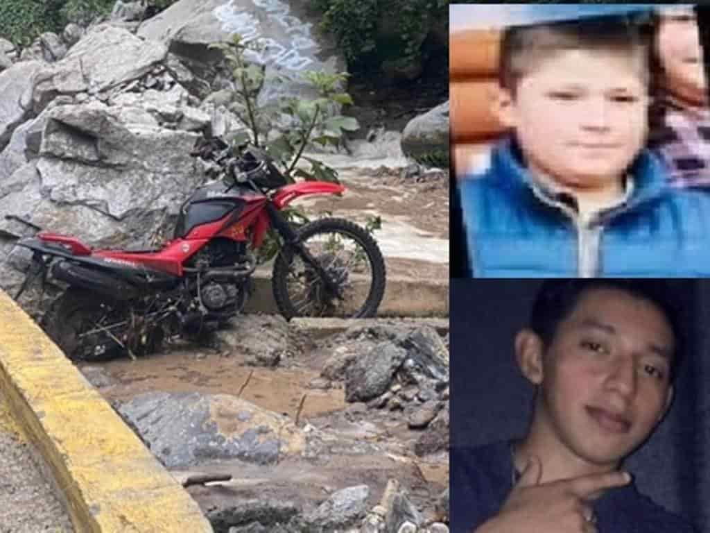 Los dos jovencitos que murieron arrastrados por la corriente en un paraje de Laguna de Sánchez, ya fueron identificados por sus familiares