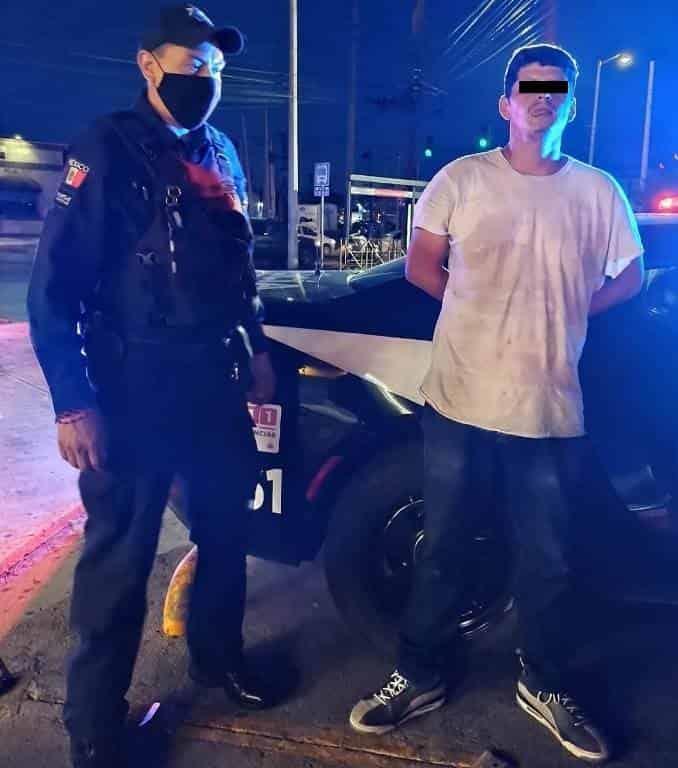 Detienen a asaltante en Colonia 10 de Marzo Detienen a asaltante en Colonia 10 de Marzo