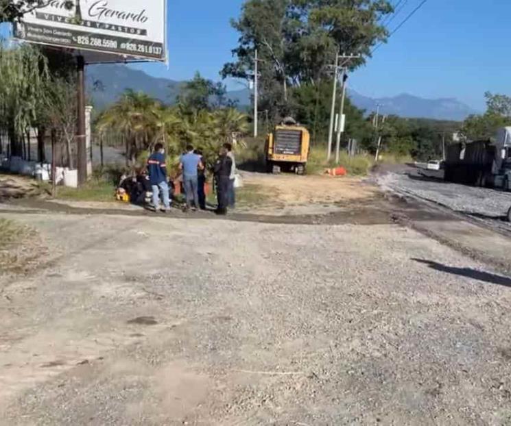 Derrapa y se lesiona en la Nacional