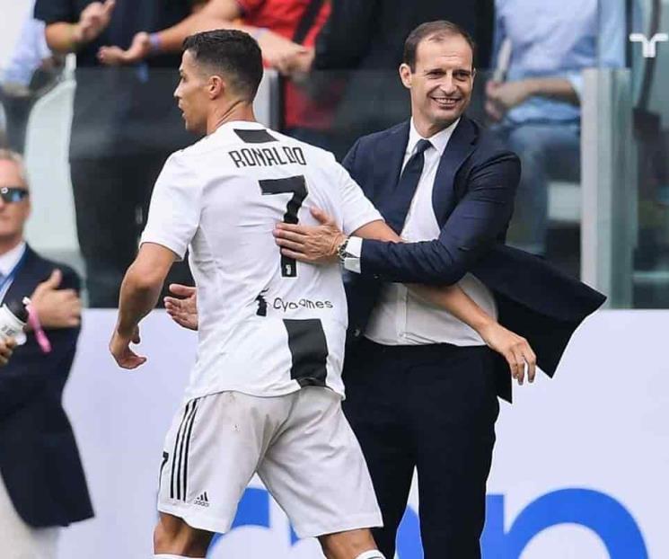 Garantiza Allegri quedada de CR7 en Juventus Garantiza Allegri quedada de CR7 en Juventus