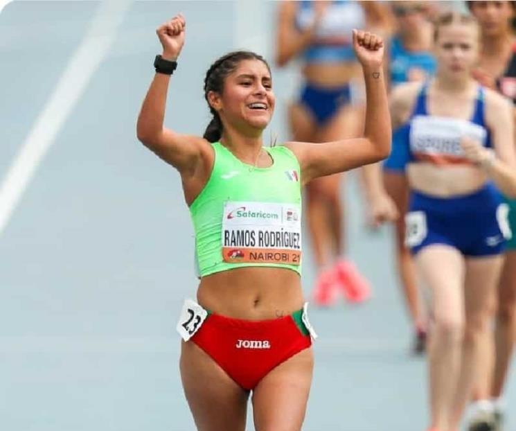Gana Sofía Ramos oro en Mundial de Atletismo Gana Sofía Ramos oro en Mundial de Atletismo