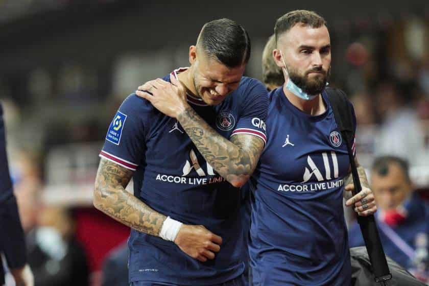 Fuera un mes Icardi del PSG por lesión