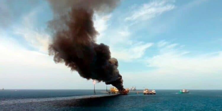 Sube a 5 la cifra de muertos por explosión en plataforma