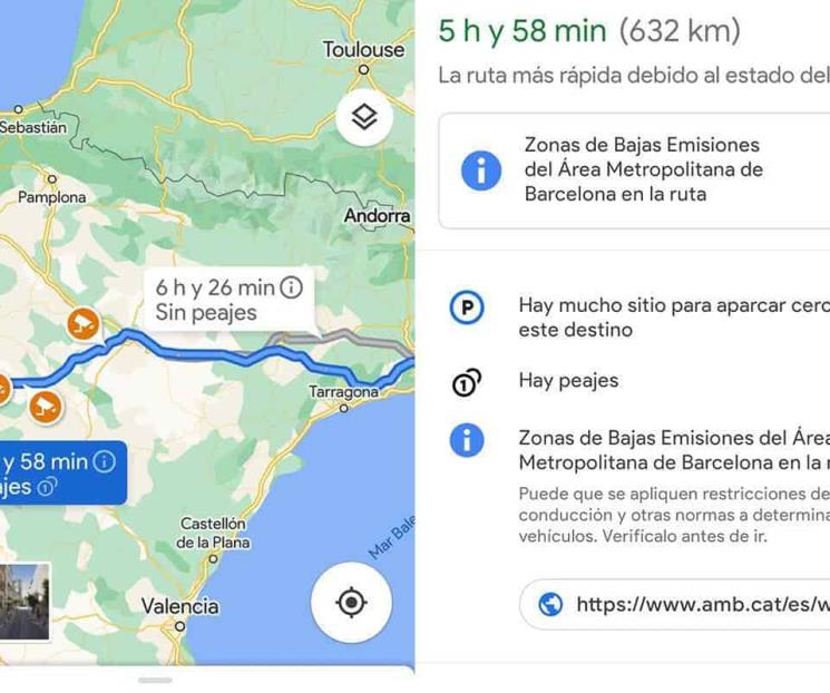 Google estudia añadir el precio de los peajes a Google Maps Google estudia añadir el precio de los peajes a Google Maps