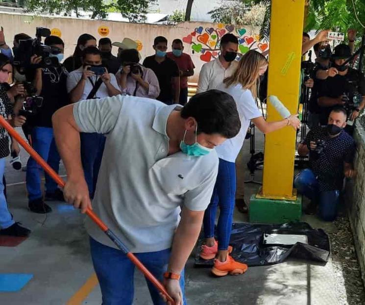 Arranca Samuel programa apadrina una escuela Arranca Samuel programa apadrina una escuela