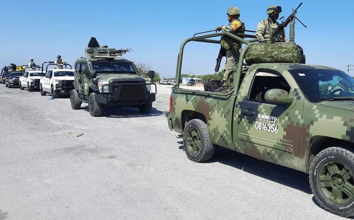 La Secretaria de la Defensa Nacional, envió un pelotón de mil 600 soldados para blindar Monterrey