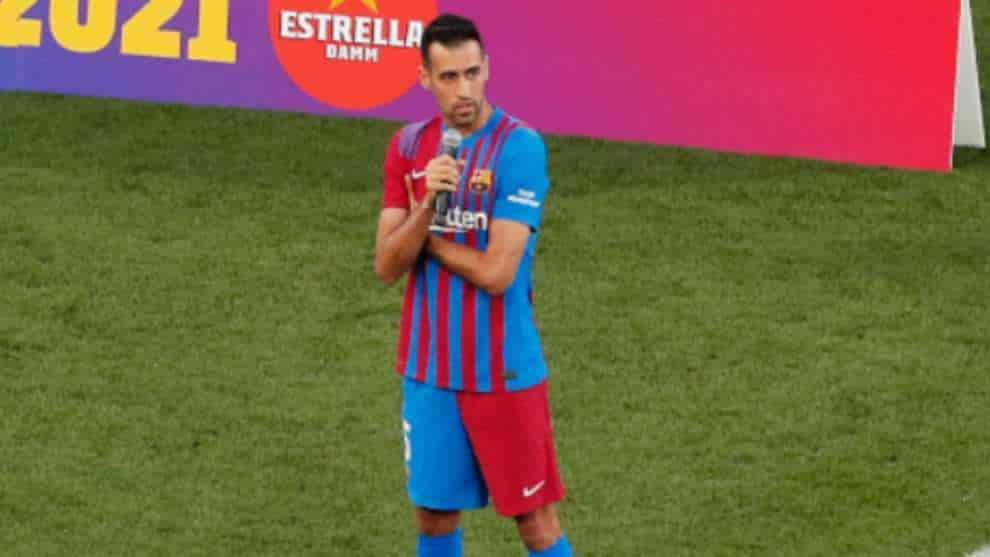 Se rebaja Busquets un 25 por ciento su sueldo en Barça Se rebaja Busquets un 25 por ciento su sueldo en Barça