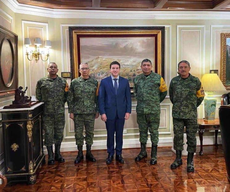Buscará Samuel junto con Sedena blindar Nuevo León Buscará Samuel junto con Sedena blindar Nuevo León