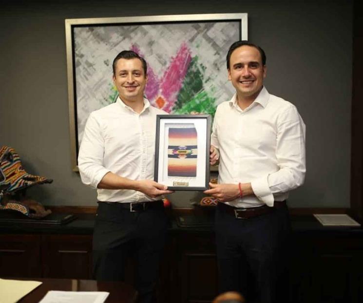 Intercambia Colosio ideas con alcalde de Saltillo