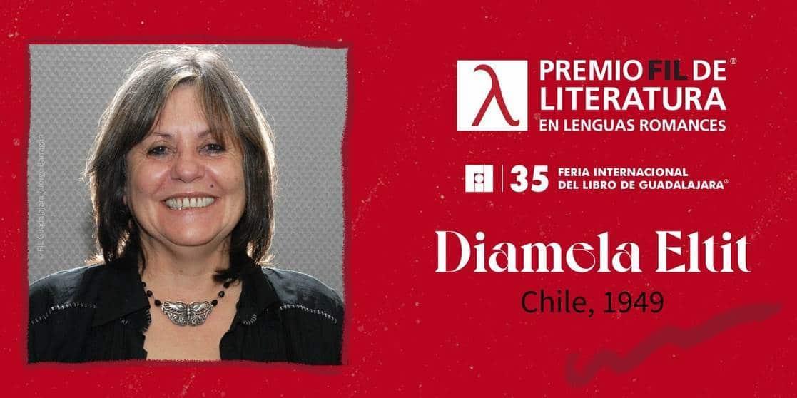 Gana Diamiela Eltit el Premio FIL de Literatura