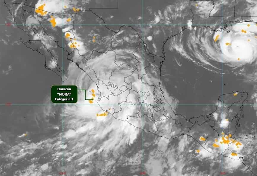 En alerta roja, municipios del sur de Sinaloa por Nora En alerta roja, municipios del sur de Sinaloa por Nora