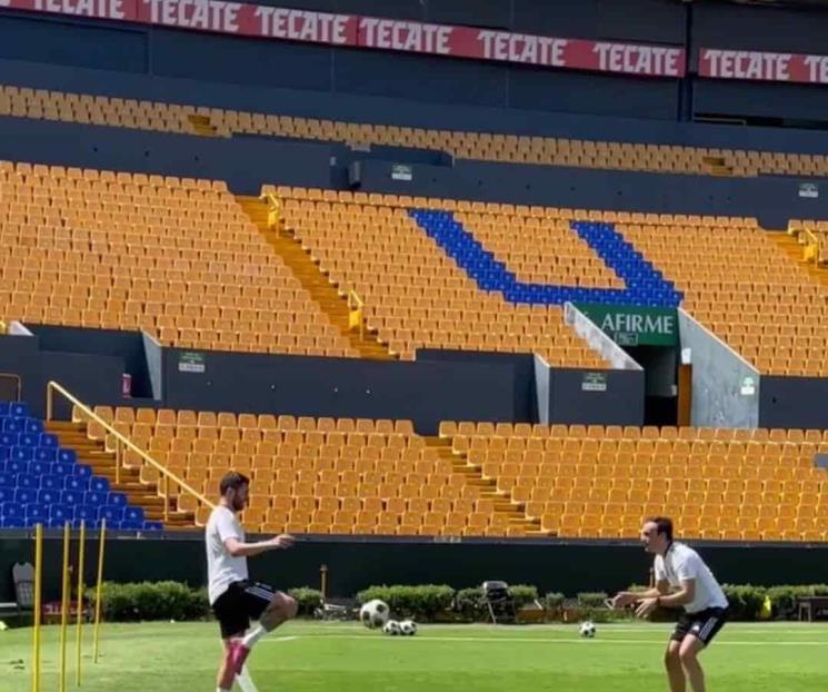 Ya trabaja Gignac con el balón Ya trabaja Gignac con el balón