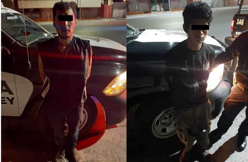 Detienen a ladrones en la Colonia Talleres Detienen a ladrones en la Colonia Talleres