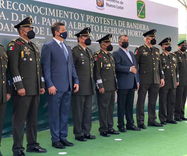 Asume General Lechuga comandancia de Cuarta Región Militar