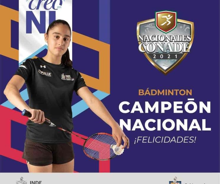 Se corona NL en Bádminton dentro de JNC