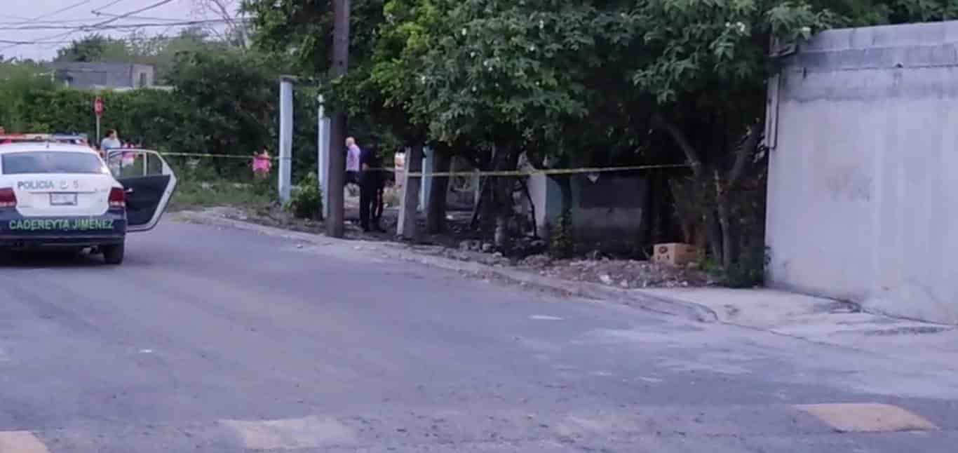Hombres armados atacaron la fachada de una vivienda ubicada en el municipio de Cadereyta
